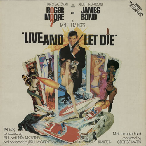 James Bond Live And Let Die vinyl LP album (LP record) French JBDLPLI603054