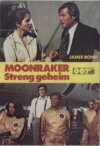 James Bond Moonraker - Streng Geheim tour programme German JBDTRMO650775
