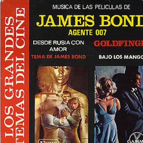 James Bond Musica De Las Peliculas De James Bond Agente 007 7" vinyl single (7 inch record / 45) Mexican JBD07MU290471