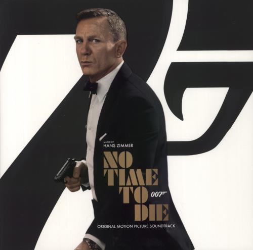 James Bond No Time To Die - Black Vinyl 2-LP vinyl record set (Double LP Album) UK JBD2LNO863197