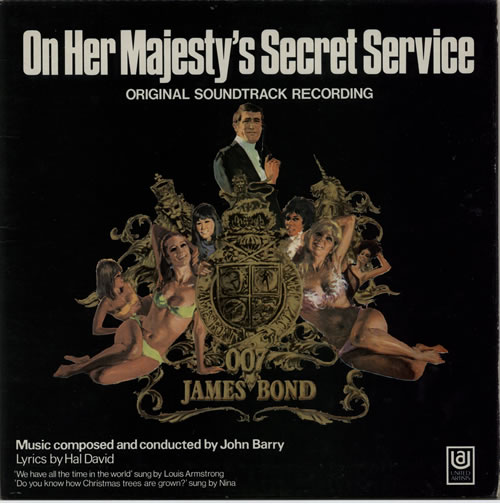 James Bond On Her Majesty's Secret Service vinyl LP album (LP record) UK JBDLPON567603