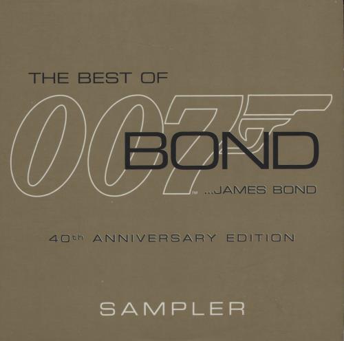 James Bond The Best Of Bond Sampler CD single (CD5 / 5") UK JBDC5TH252920