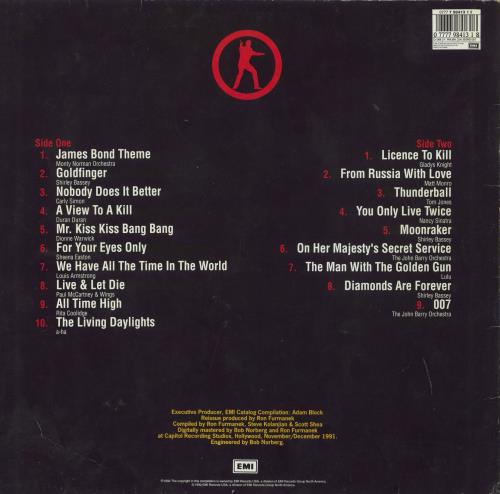 James Bond The Best Of James Bond - 30th Anniversary Collection vinyl LP album (LP record) UK JBDLPTH815468