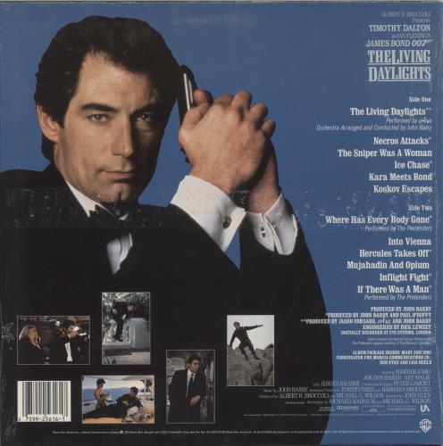 James Bond The Living Daylights - Sealed vinyl LP album (LP record) UK JBDLPTH273087