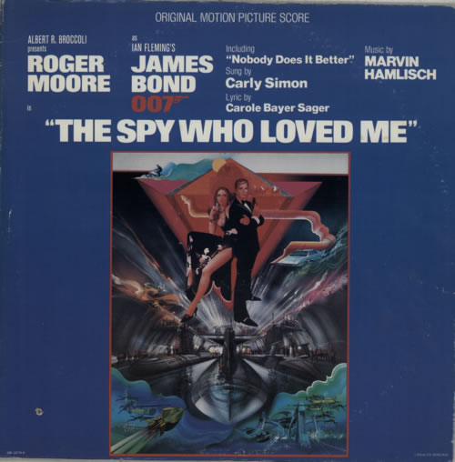 James Bond The Spy Who Loved Me vinyl LP album (LP record) US JBDLPTH585855