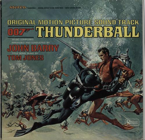 James Bond Thunderball vinyl LP album (LP record) US JBDLPTH78350