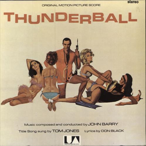 James Bond Thunderball vinyl LP album (LP record) German JBDLPTH786648