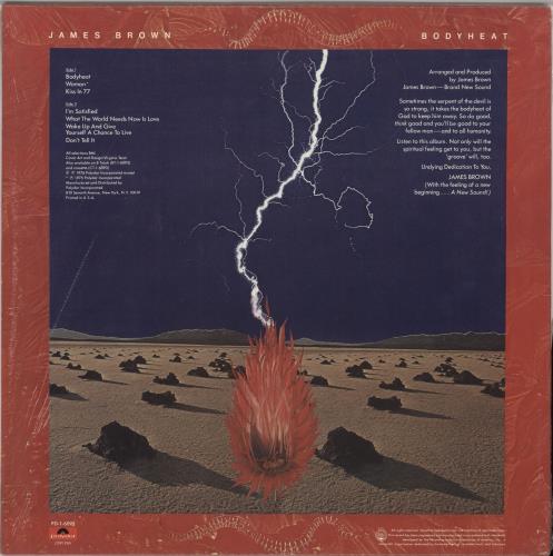 James Brown Bodyheat vinyl LP album (LP record) US JMBLPBO728604