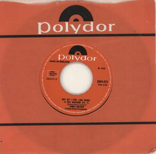 James Brown Get Up I Feel Like Being A Sex Machine - Wide 7" vinyl single (7 inch record / 45) UK JMB07GE727820