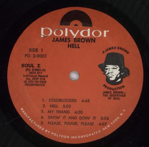 James Brown Hell - EX 2-LP vinyl record set (Double LP Album) US JMB2LHE769539