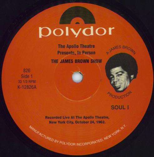 James Brown Live At The Apollo vinyl LP album (LP record) US JMBLPLI803078