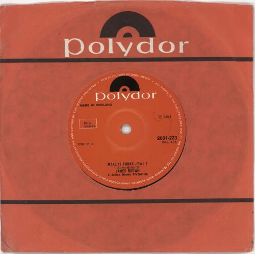 James Brown Make It Funky - Solid 7" vinyl single (7 inch record / 45) UK JMB07MA728193