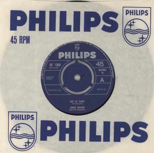 James Brown Out Of Sight 7" vinyl single (7 inch record / 45) UK JMB07OU817584