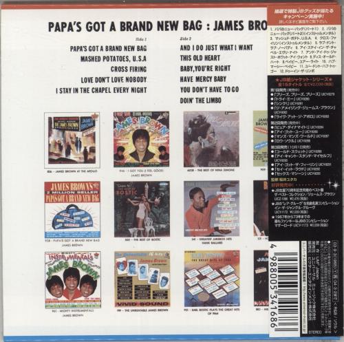 James Brown Papa's Got A Brand New Bag CD album (CDLP) Japanese JMBCDPA888732