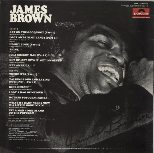 James Brown Soul Classics Vol. II vinyl LP album (LP record) UK JMBLPSO691157
