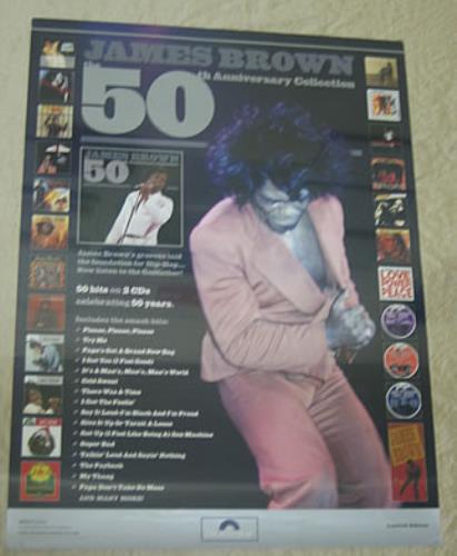 James Brown The 50th Anniversary Collection poster US JMBPOTH345408