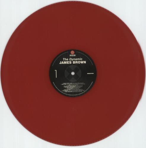 James Brown The Dynamic James Brown - Red Vinyl vinyl LP album (LP record) UK JMBLPTH876624