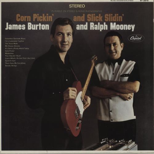 James Burton Corn Pickin' And Slick Slidin' vinyl LP album (LP record) French K4YLPCO764228