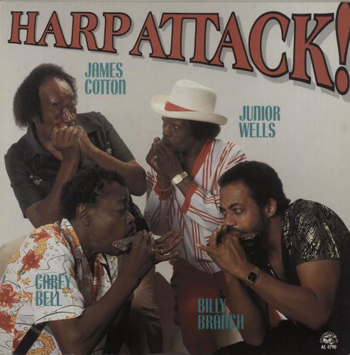 James Cotton Harp Attack! vinyl LP album (LP record) UK J2XLPHA546263