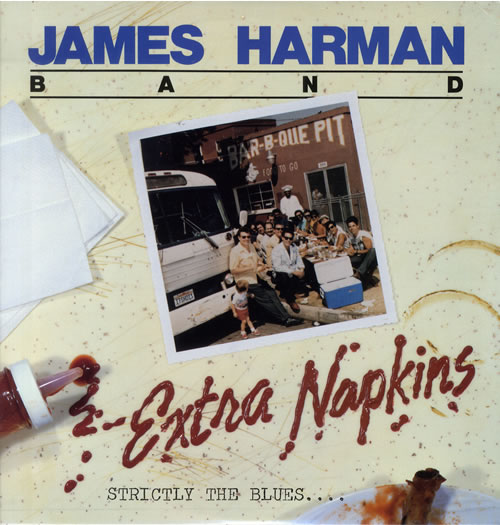 James Harman Extra Napkins vinyl LP album (LP record) US J74LPEX550825