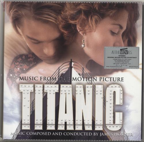 James Horner Titanic - 180gram Blue Vinyl + Numbered 2-LP vinyl record set (Double LP Album) UK K632LTI698802