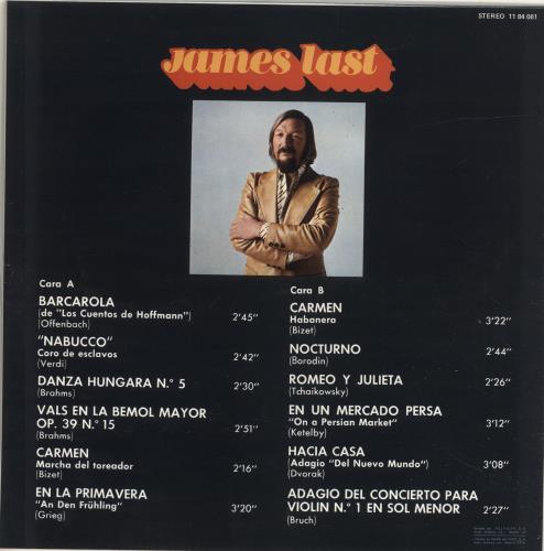 James Last Clasicos Al D�a vinyl LP album (LP record) Spanish JLSLPCL695178