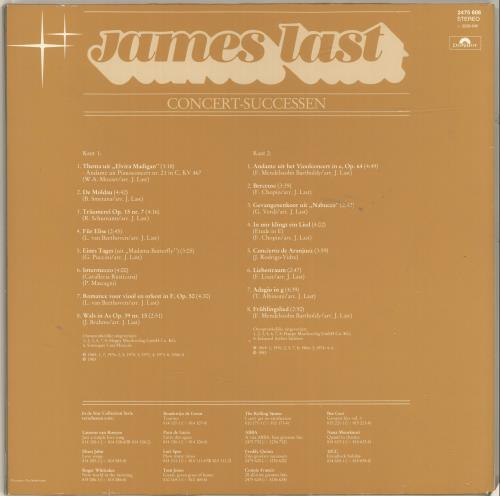 James Last Concert-Successen vinyl LP album (LP record) Dutch JLSLPCO695629