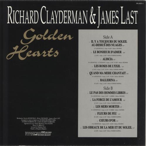 James Last Golden Hearts vinyl LP album (LP record) Belgian JLSLPGO695576
