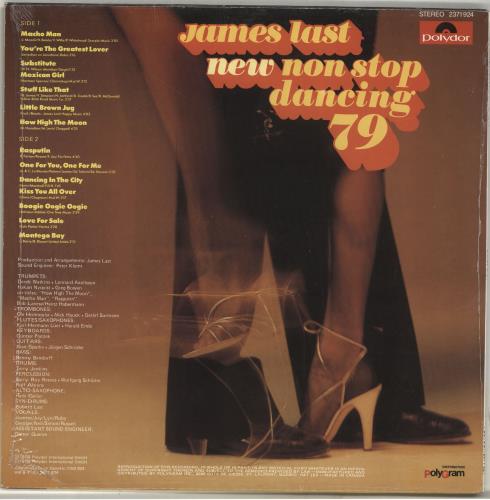 James Last New Non Stop Dancing 79 vinyl LP album (LP record) Canadian JLSLPNE702654