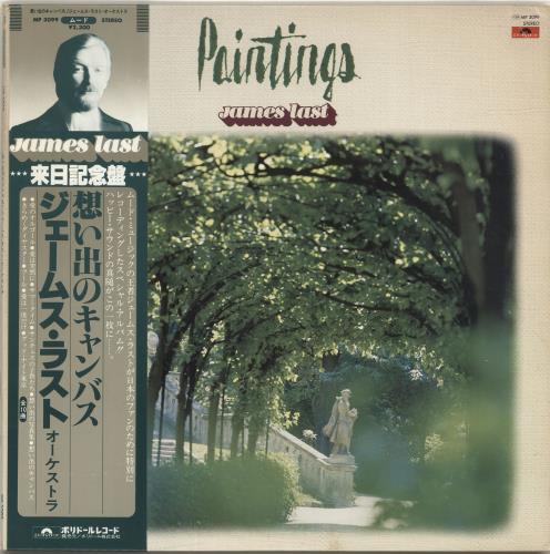 James Last Paintings + Obi vinyl LP album (LP record) Japanese JLSLPPA566180