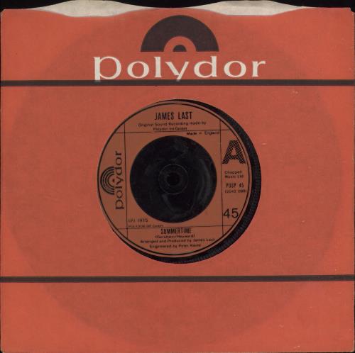 James Last Summertime 7" vinyl single (7 inch record / 45) UK JLS07SU695842