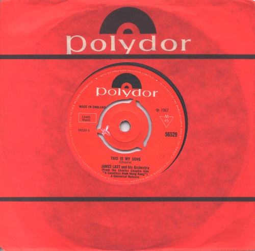 James Last This Is My Song 7" vinyl single (7 inch record / 45) UK JLS07TH419637