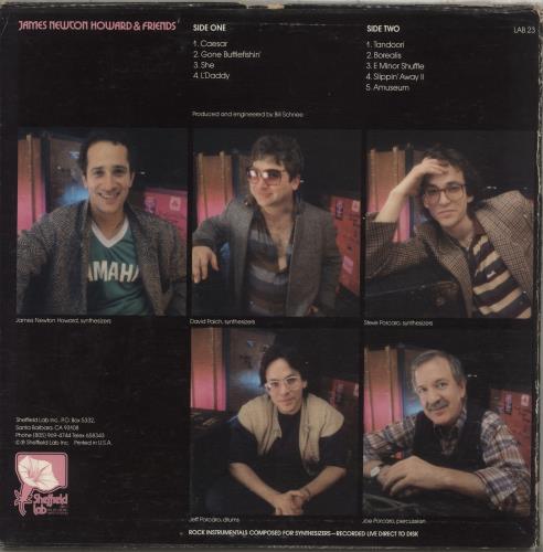 James Newton Howard James Newton Howard & Friends - Direct Disc Recording - VG vinyl LP album (LP record) US JHXLPJA880280