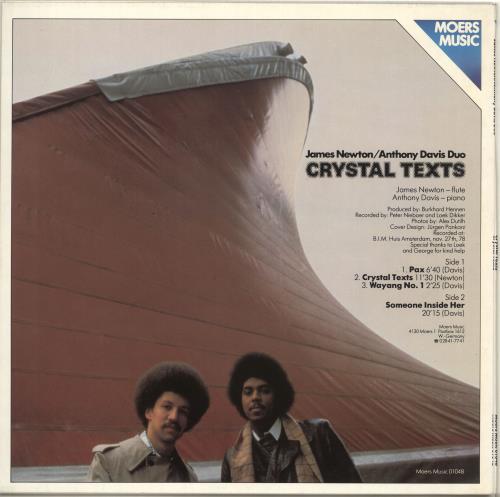 James Newton Crystal Texts vinyl LP album (LP record) German J27LPCR707929