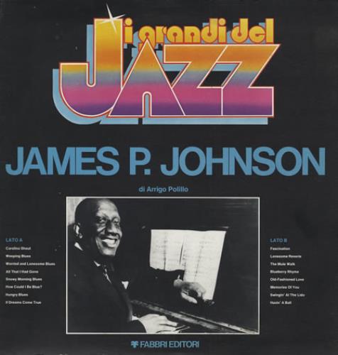 James P. Johnson I Grandi Del Jazz #85 vinyl LP album (LP record) Italian JJPLPIG404664