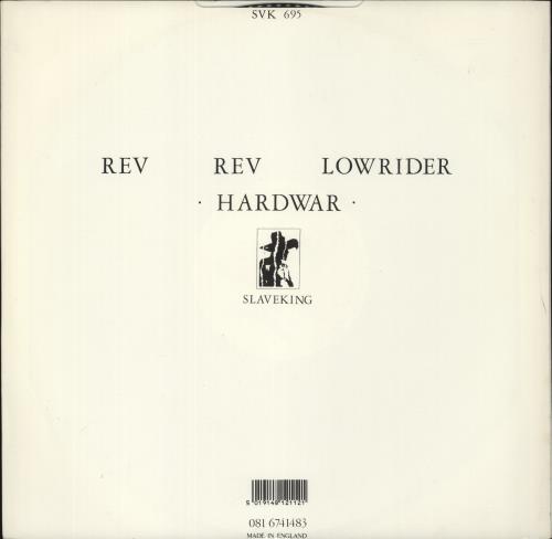 James Rays Gangwar/Performance Rev Rev Lowrider 12" vinyl single (12 inch record / Maxi-single) UK JSY12RE307390