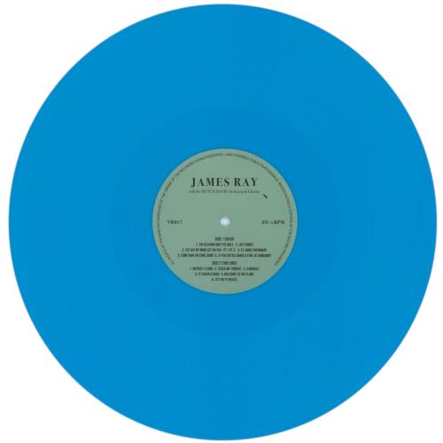 James Ray James Ray - Blue Vinyl vinyl LP album (LP record) UK KP9LPJA881700