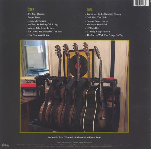 James Taylor American Standard - 180gm vinyl LP album (LP record) UK JTYLPAM819168