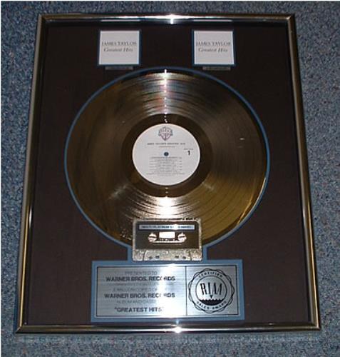 James Taylor Greatest Hits award disc US JTYAWGR270674