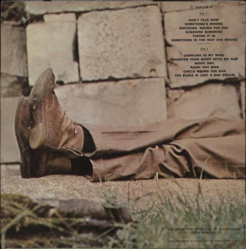 James Taylor James Taylor - Pathe Marconi vinyl LP album (LP record) French JTYLPJA865291