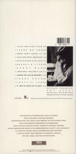 James Taylor JT - Gold Longbox CD album (CDLP) US JTYCDJT90866