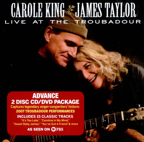James Taylor Live At The Troubadour CD-R acetate US JTYCRLI511523