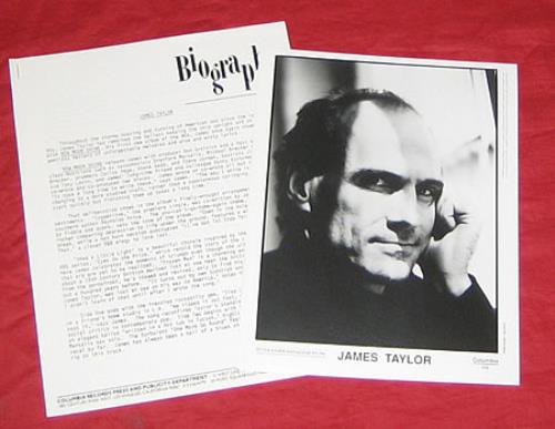 James Taylor New Moon Shine media press pack US JTYPPNE364111