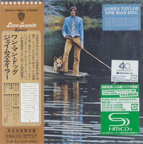 James Taylor One Man Dog SHM CD Japanese JTYHMON499716