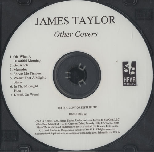 James Taylor Other Covers CD-R acetate US JTYCROT470464