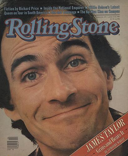 James Taylor Rolling Stone - June 1981 magazine US JTYMARO350268
