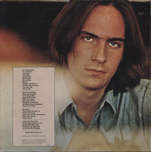 James Taylor Sweet Baby James - 1st - Orange Label - EX vinyl LP album (LP record) UK JTYLPSW779938