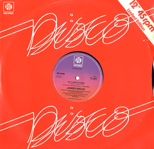 James Wells My Claim To Fame 12" vinyl single (12 inch record / Maxi-single) UK J-412MY565111