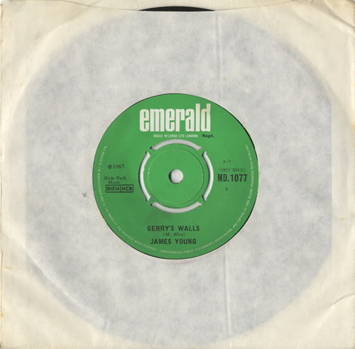 James Young (Irish) Gerry's Walls 7" vinyl single (7 inch record / 45) UK JYQ07GE469122
