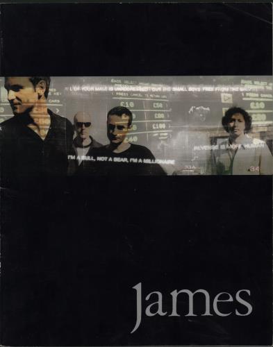 James 1999 Tour tour programme UK JMSTRTO574503